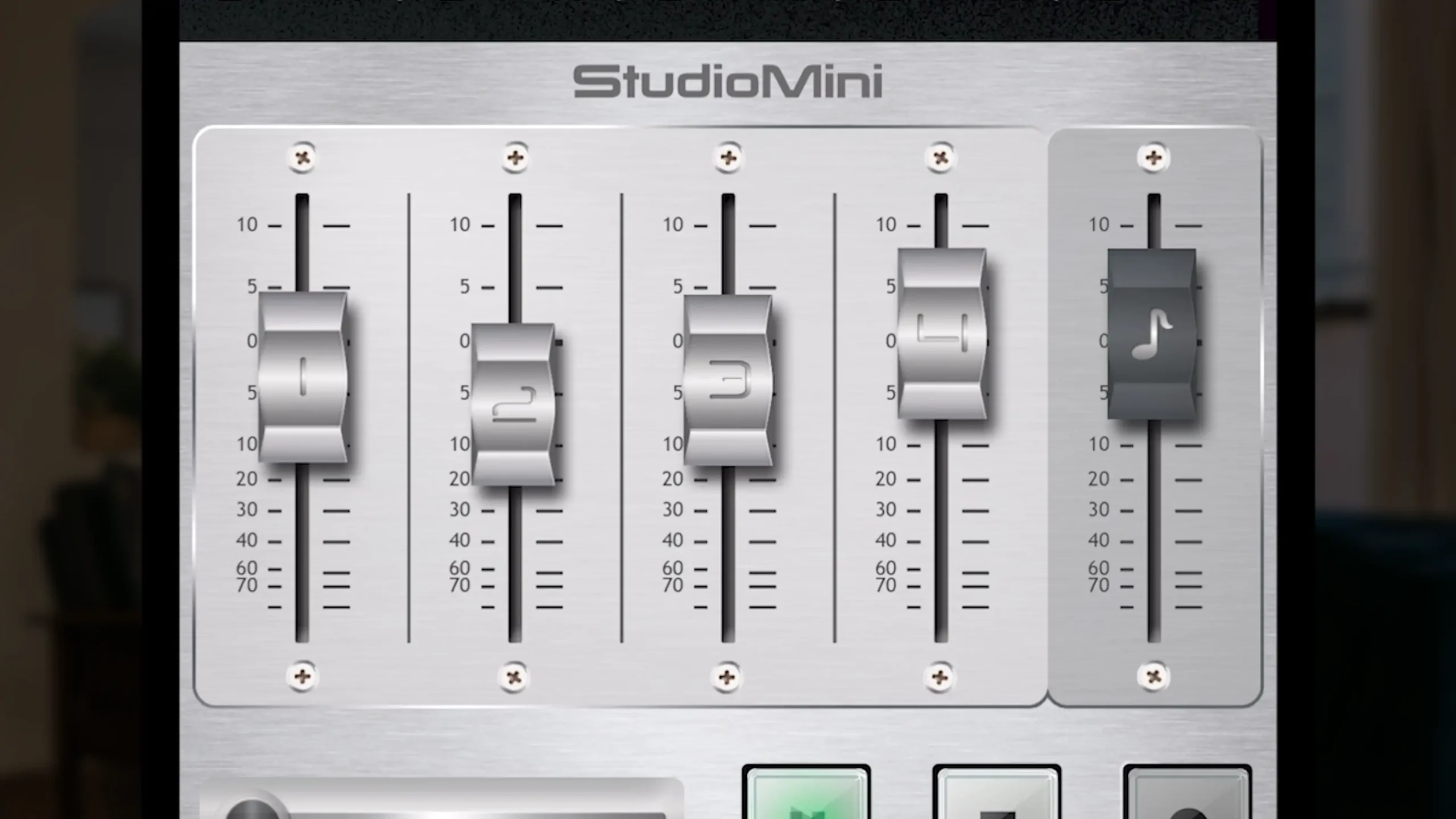 Faders - StudioMIni app to record music