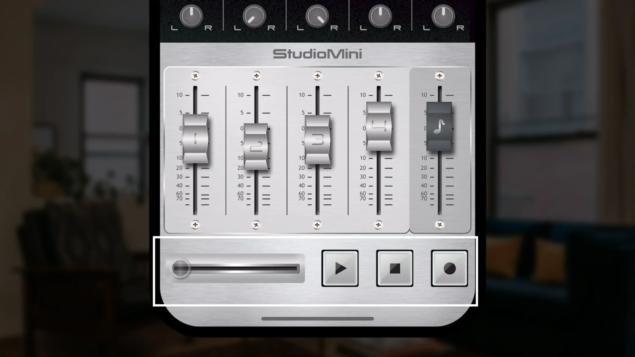 Transport - Studiomini app to record music